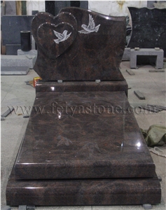Red Granite Monument Tombstone Headstone