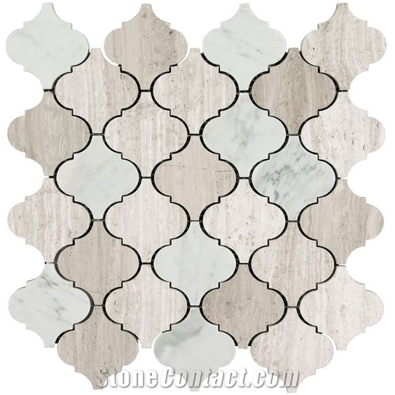 Araseque Marble Kitchen Backsplash Mosaic