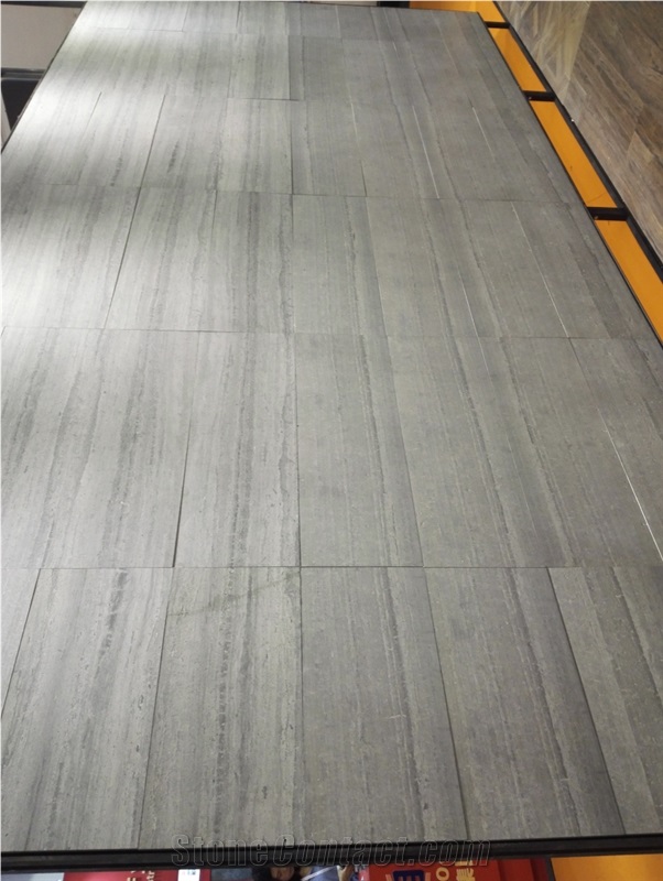 Blue Wood Marble Slabs & Polished