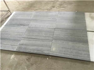 Blue Wood Marble Slabs & Polished
