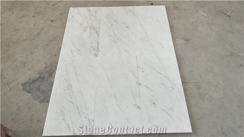 Bianco Carrara C White Marble Slabs & Tiles