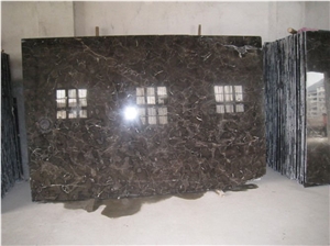 Cn Dark Emperador 2cm Slabs Polished Floor Tiles