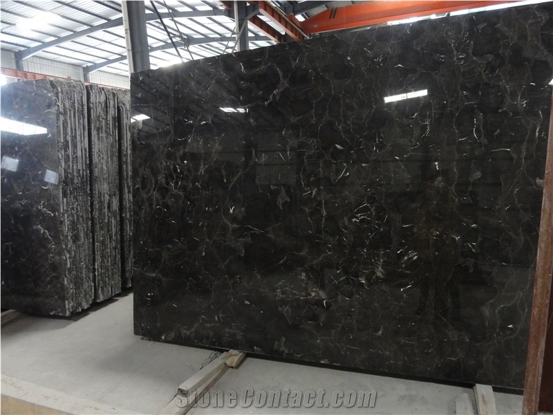 Dark Emperador 2cm Slabs Polished Wall Tiles