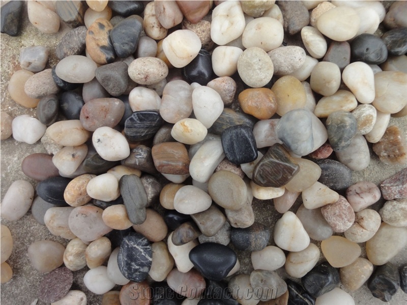 Flat River Pebbles, Sliced Pebbles, Gravels
