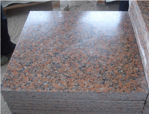 G562 Red 2cm Polished Granite Slabs Wall Tiles