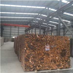 Gold Marble 2cm Slabs Polished Floor & Wall Tiles