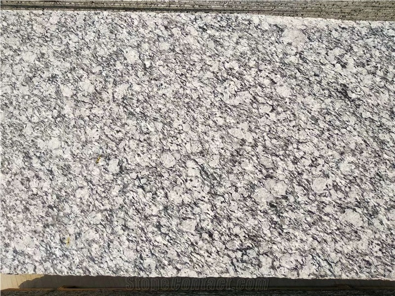 Granite Slabs China White Wave Granite Tiles