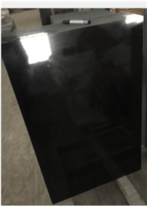 Mongolia Black Granite Slabs Floor Tiles