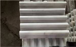 Natural Stone Marble Floor Molding Baseboard Profiles