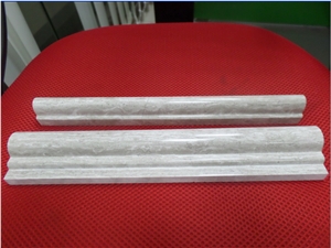 Natural Stone Marble Floor Molding Baseboard Profiles
