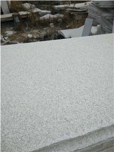 Shandong White Granite Slabs 2cm Tiles Polished