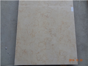 Sunny Beige Marble 2cm Slab Polished Bathroom Tile