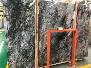 Brazil Elegant Agate Black Marble Slab Tile