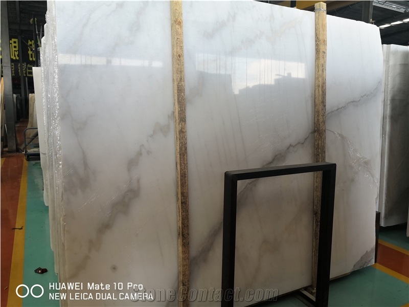China Cheap Marble Guangxi White Marble Tile Slab Floor Wall