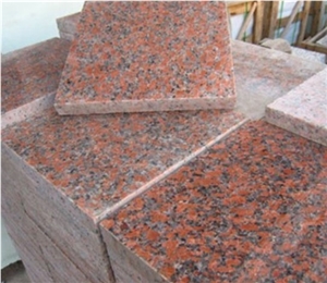 China Maple Red Granite G562 Slabs Tiles Floor