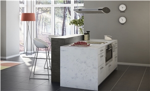 Hot Sale Artifcicial Quartzite White Quartz Stone Countertop