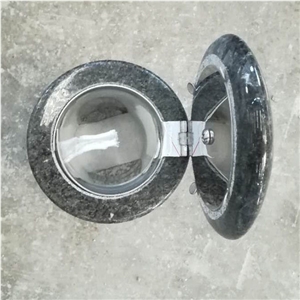 Impala Black Granite Lamps Monumental Lanterns