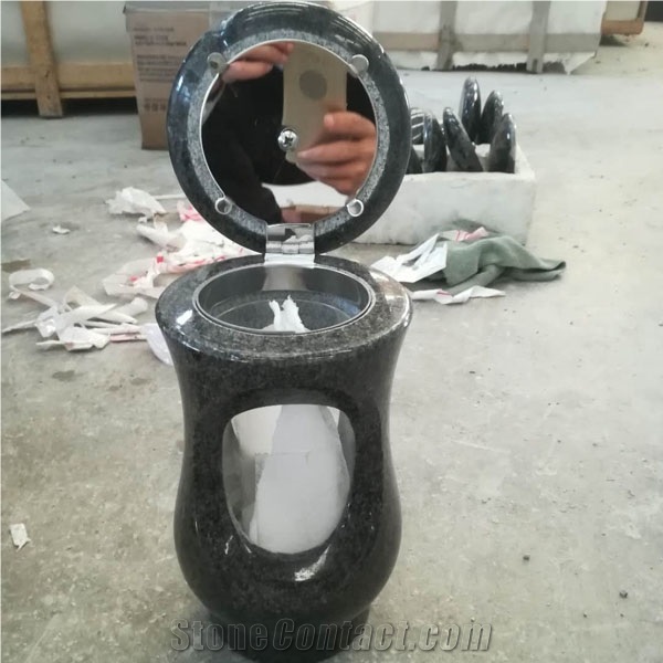 Impala Black Granite Lamps Monumental Lanterns