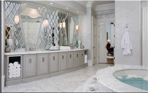 Italy Bianco Carrara White Marble Slabs Tiles Bathroom Italy Bianco Carrara White Marble Slabs Tiles Bathroom