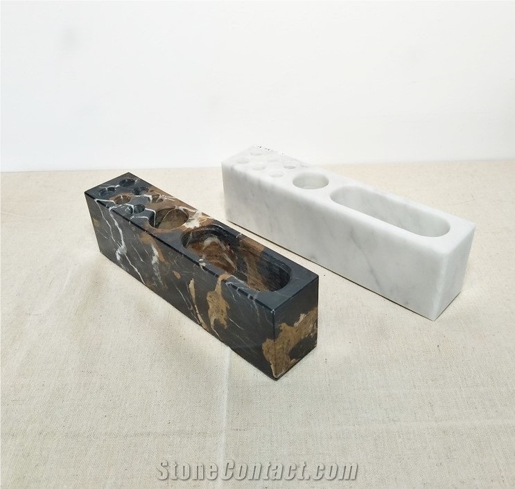 Marble Pen Holder Mobile Holder Home Interior