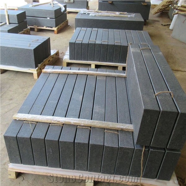 Natural Black Basalt Slabs for Landscaping Tiles