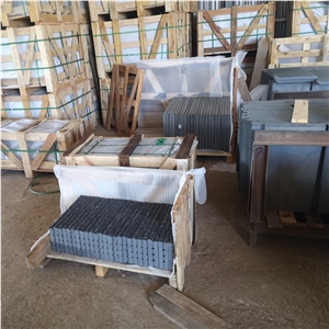 Natural Black Basalt Slabs for Landscaping Tiles