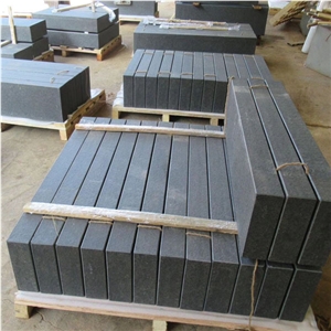 Natural Stone Finished Vietnam Black Basalt Kerbs