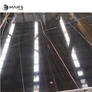 Nero Black Tunisia Noir Gris Aziza Marble Slabs