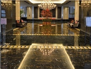 Pakistan Michelangelo Marble Brown Polished Wall