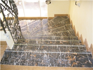 Pakistan Michelangelo Marble Brown Polished Wall