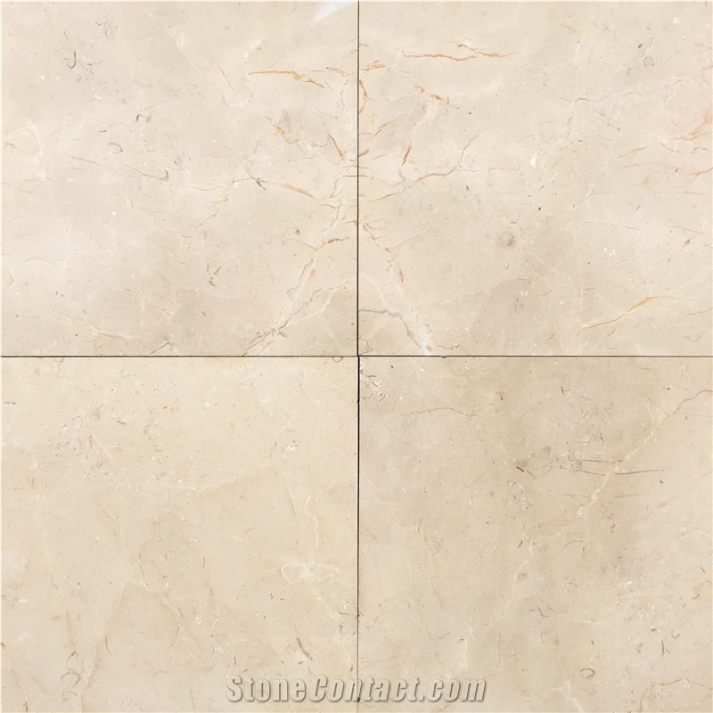 Spain Crema Marfil Beige Marble Slab Tile Floor