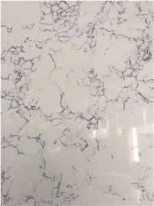 Venus Carrara Artificial Quartz Slab for Kitchen Countertop