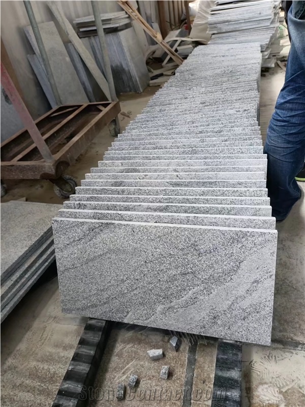 Viscount White W Black Granite Custom Headstones