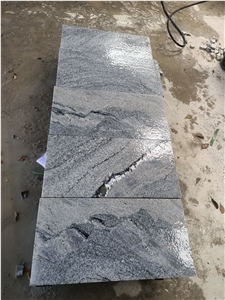 Viscount White W Black Granite Custom Headstones