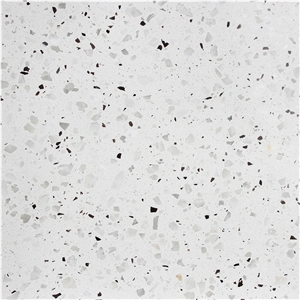 White Cement Terrazzo Floor Wall Slabs Tiles