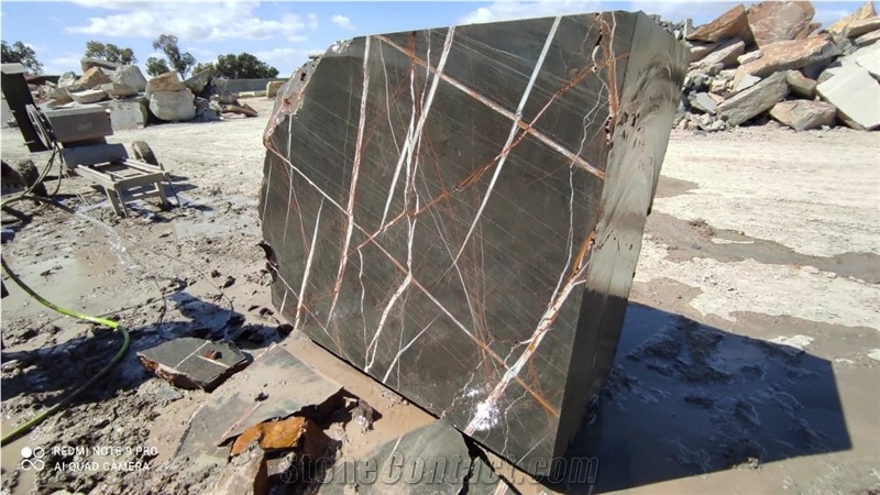 Black Aziza / Sahara Noir / Noir Aziza Marble Blocks