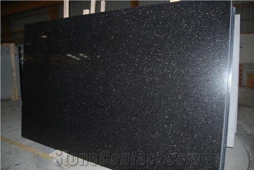 Black Galaxy Granite Slab
