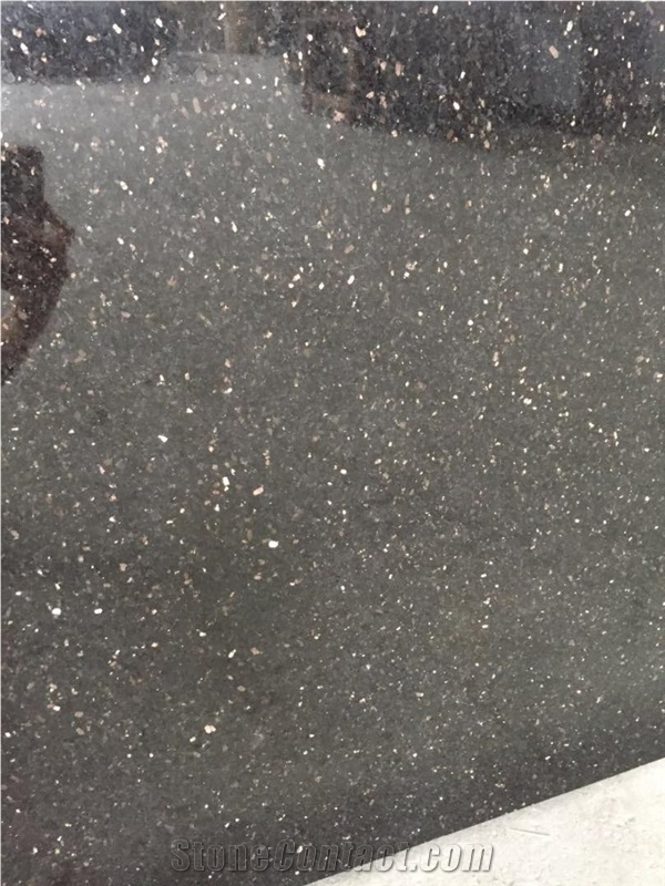 Black Galaxy Granite Slab