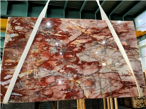 Brazil Cosmopolitan Red Quartzite Slab