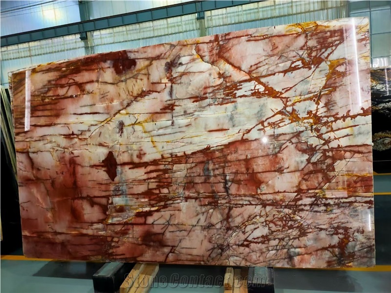Brazil Cosmopolitan Red Quartzite Slab