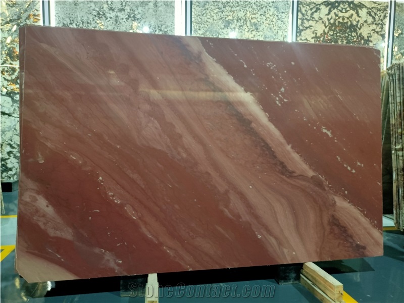 Red Jasper Quartzite Slab Bookmatch Slab