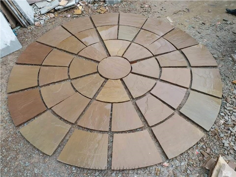Natural Modak Sandstone Exterior Pattern