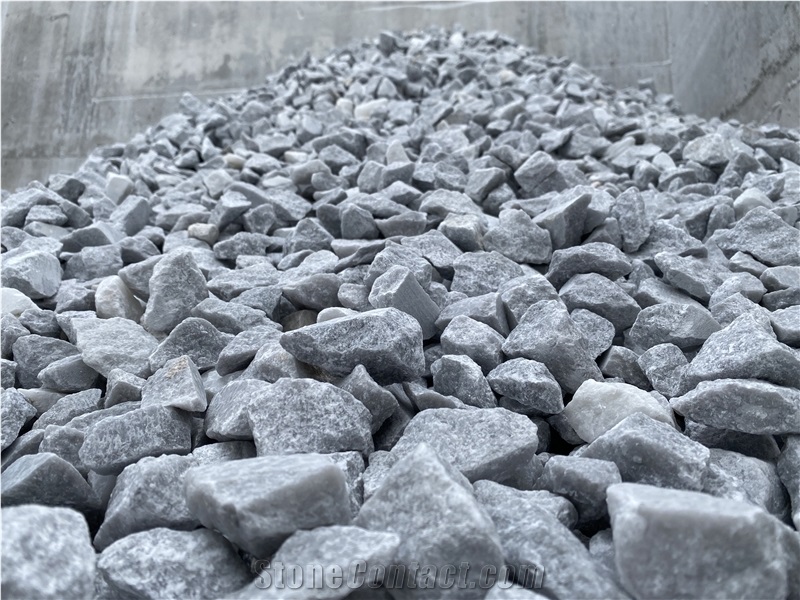 Grey Marble Chips 16-32mm Crushed Stone