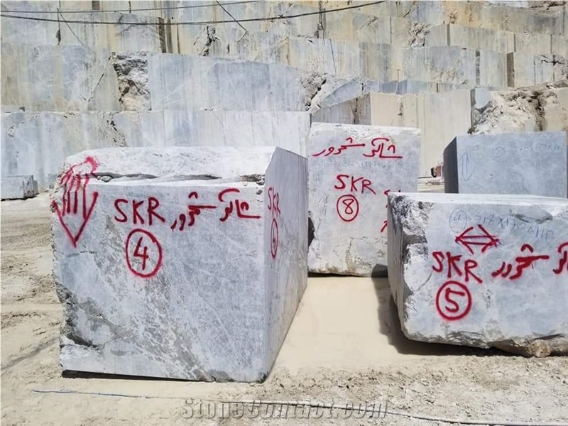 Silver Gray Marble Blocks, Tundra Grey Marble Blocks