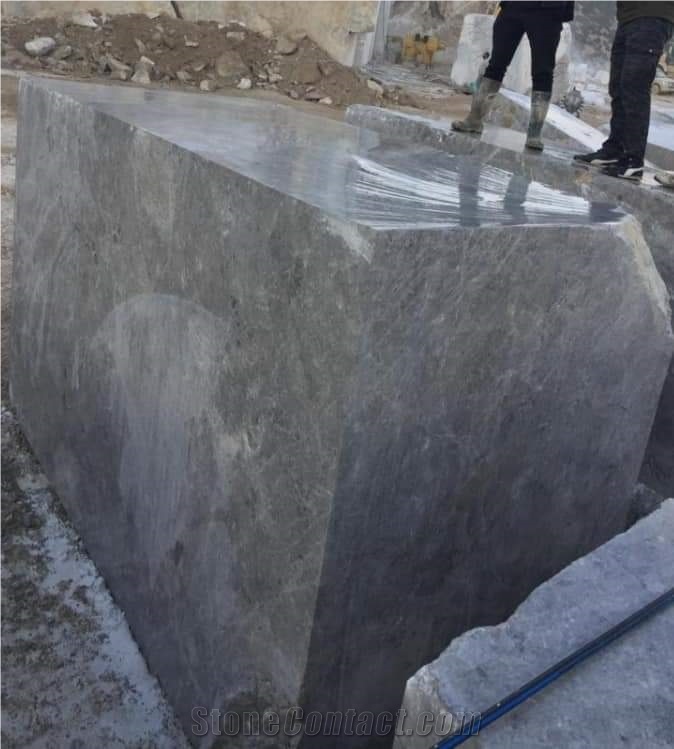 Silver Gray Marble Blocks, Tundra Grey Marble Blocks