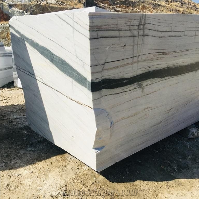 Panda White Marble Blocks