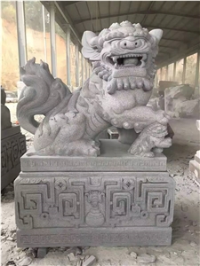 Chinese Lion Sculpture Landscape Animal Carving Chinese Lion Sculpture Landscape Animal Carving