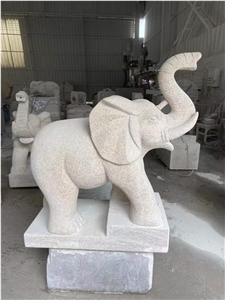 Garden Stone Animal Sculpture Elephant Statues