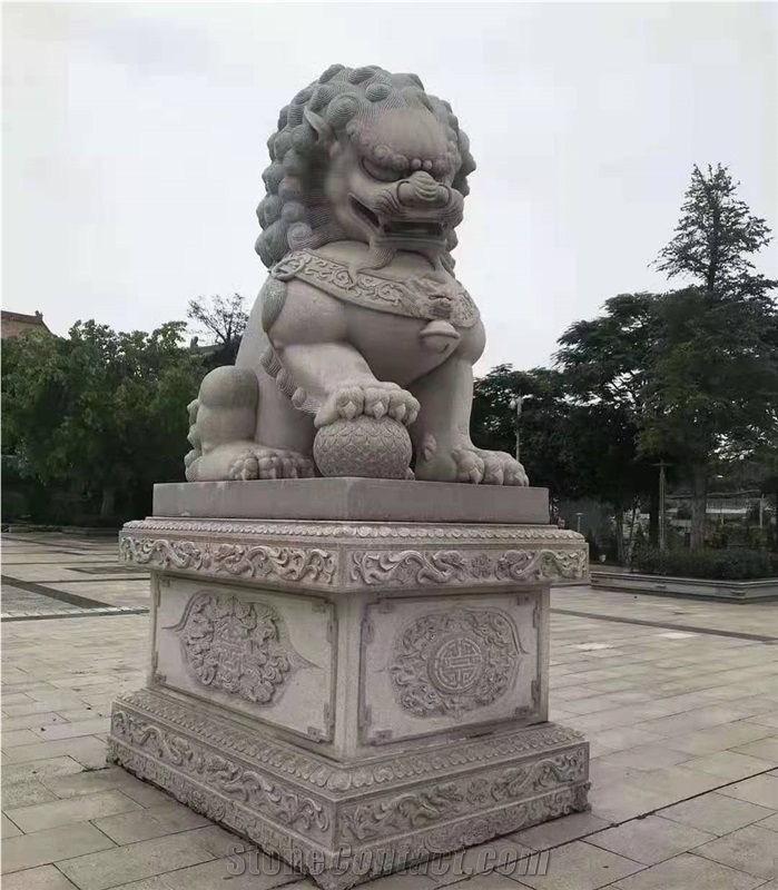 Landscape Guardian Lion Statues Garden Sculpture