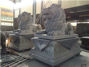 Landscape Guardian Lion Statues Garden Sculpture
